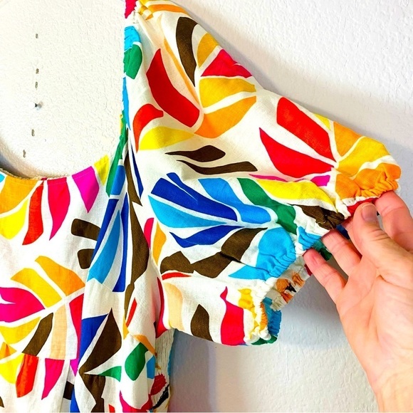 Tabitha Brown x Target Botanical Print Puff Sleeve Dress Size 3X - Picture 5 of 8